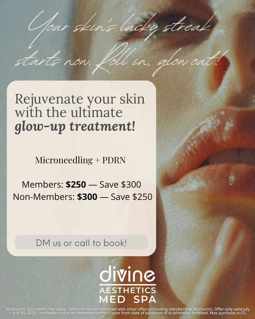 July Special: Microneedling w/ PDRN!