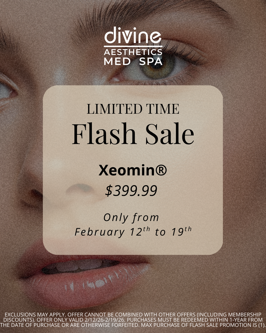 XEOMIN FLASH SALE