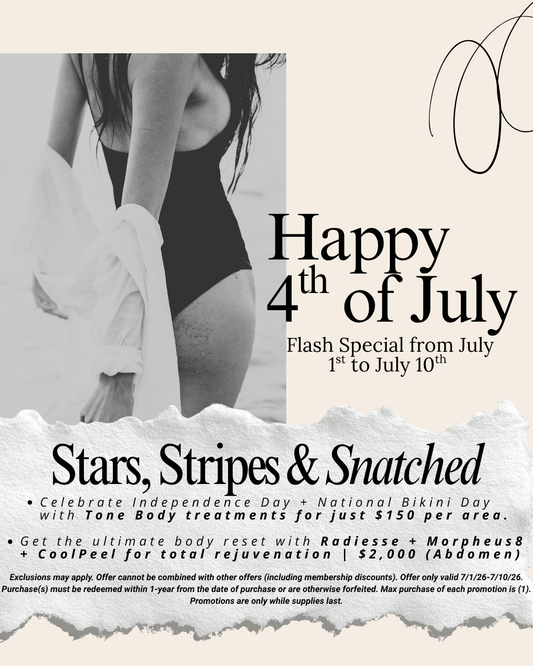 Tighten Your Tummy: Radiesse + Morpheus8 + Coolpeel Bundle