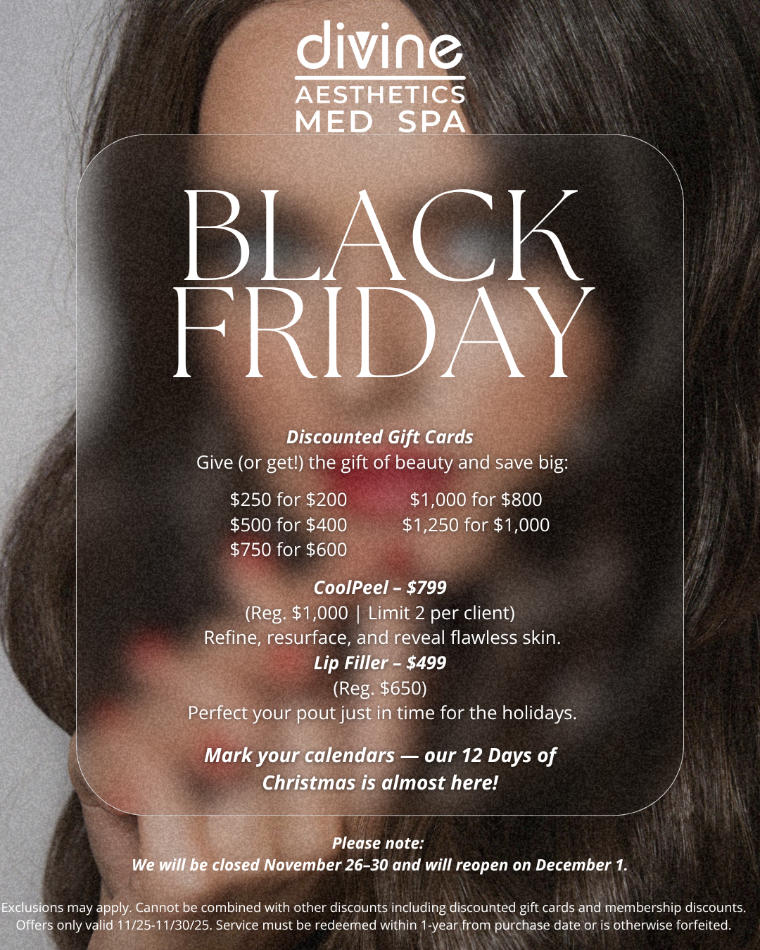 BLACK FRIDAY: Discounted Gift Cards